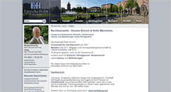 Desktop Screenshot of kanzlei-emrich.de